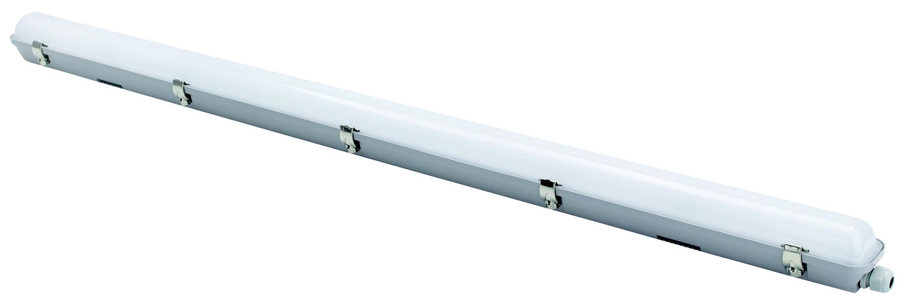 PowerLED 80 W LED Batten Light, 220 → 240 V ac Twin Batten, 2 Lamp, Anti-corrosive, 1.867 m Long, IP65