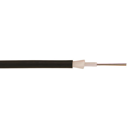 RS PRO Duplex Multi Mode OM3 Fibre Optic Cable, 6.5mm, Black, 250m
