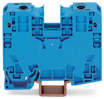 WAGO 285-134 285 Series Blue, 35mm², Single-Level, Power Cage Clamp Termination, ATEX