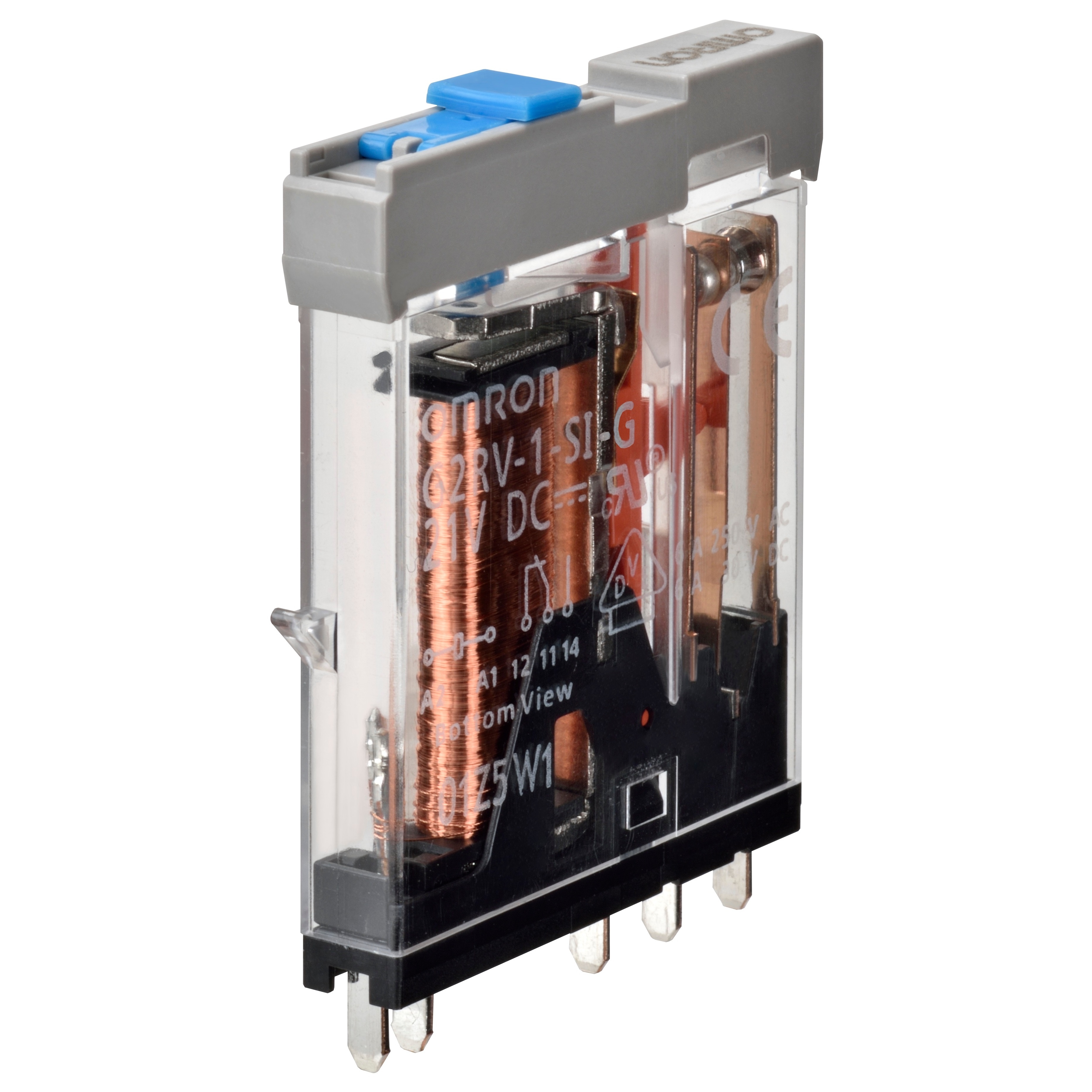 Omron G2RV Series Power Relay, Plug In