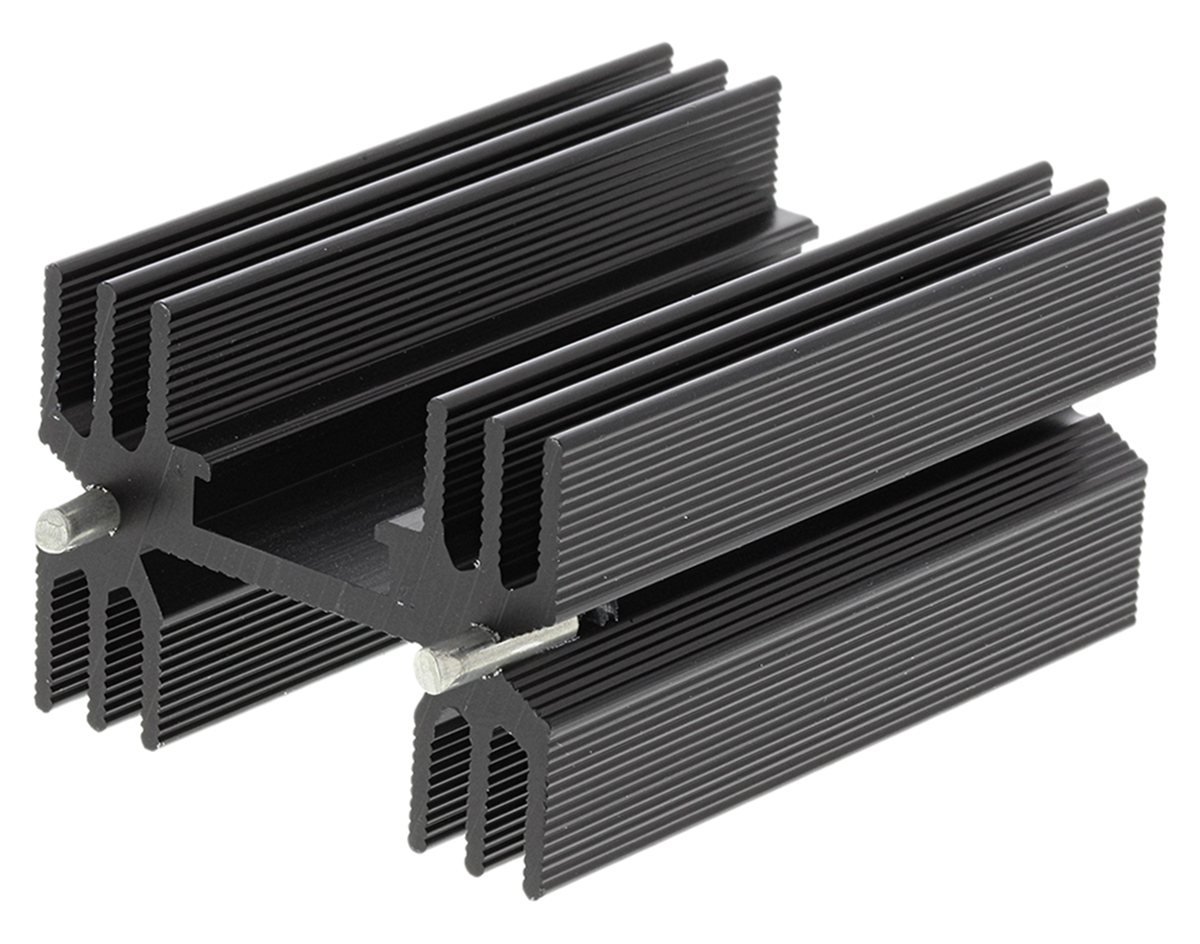 RS PRO Heatsink, 5.5K/W, 50 x 35 x 25mm, PCB Mount