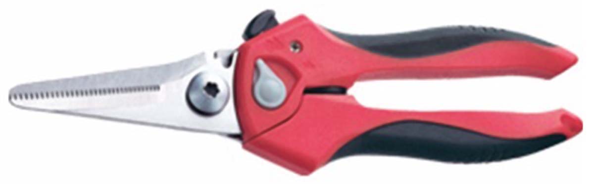 RS PRO 205 mm Straight Tin Snips for 2.5mm Soft Wire, Cardboard, Cord, Dowel Rods, Rope, Wire, Wood Sticks