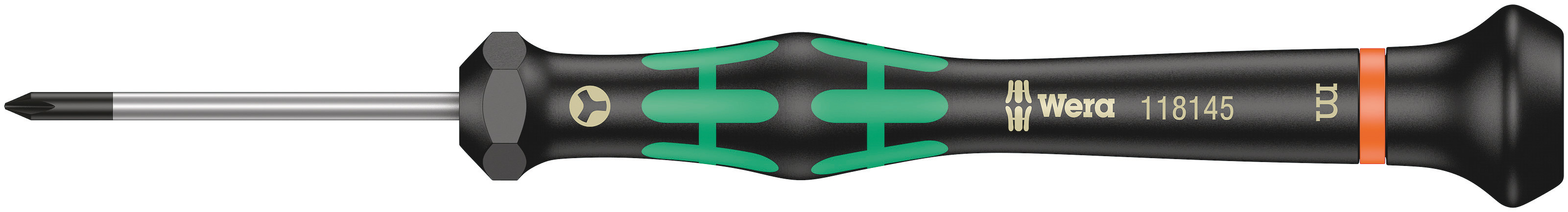 Wera Phillips Precision Screwdriver, M Tip, 40 mm Blade, 137 mm Overall