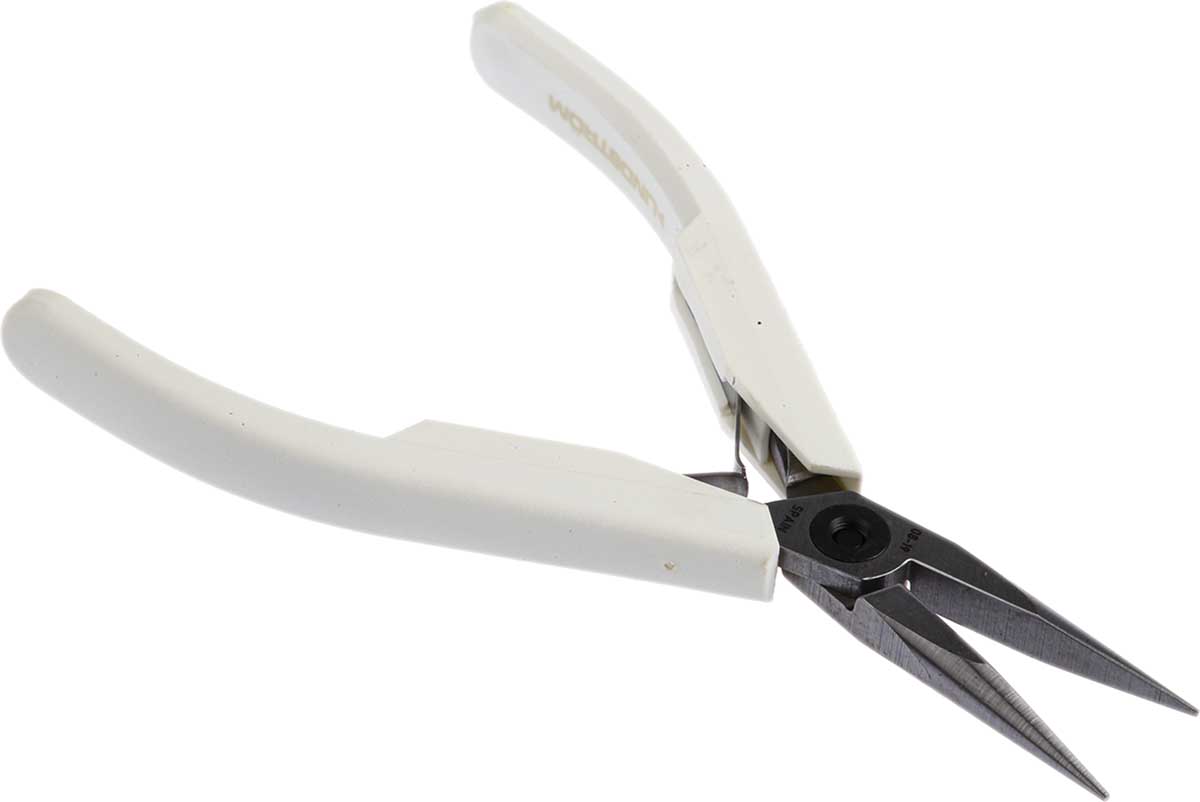 Lindstrom Long Nose Pliers, 132 mm Overall, Straight Tip, 32mm Jaw