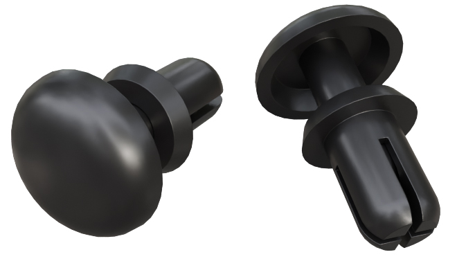 RS PRO Nylon Snap Rivet, 2mm