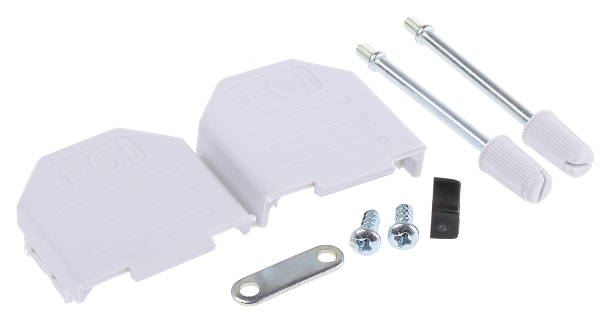 Amphenol Communications Solutions Nylon D Sub Backshell, 9 Way, Strain Relief