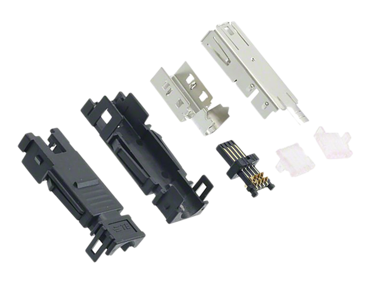 TE Connectivity, Type I Cable Mount Mini I/O Connector Female, 8 Way, Shielded