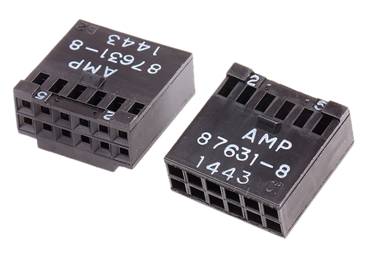 TE Connectivity, AMPMODU MOD IV Female Connector Housing, 2.54mm Pitch, 12 Way, 2 Row