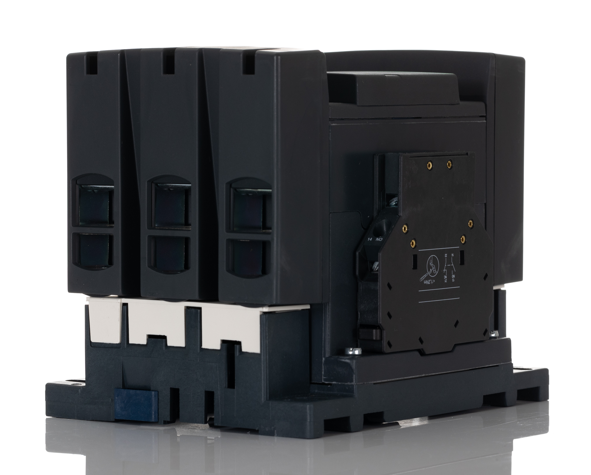 Schneider Electric TeSys D LC1D Contactor, 115 V ac Coil, 3-Pole, 150 A, 80 kW, 3NO, 1 kV ac