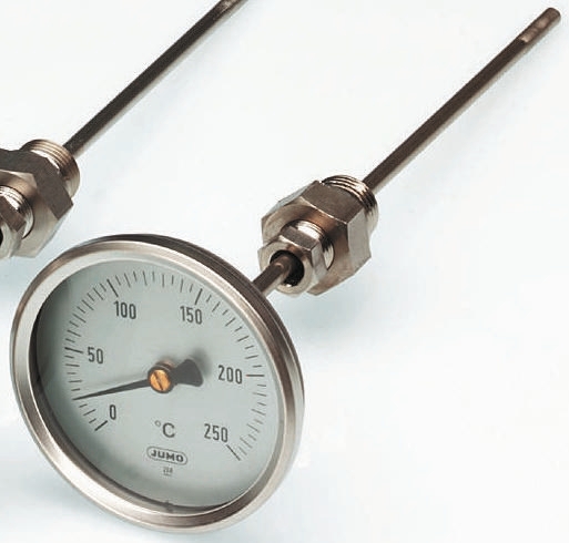 Jumo Immersion Dial Thermometer -50 → +50 °C, 608002/0110-357-841-10-104-26-26-100/430