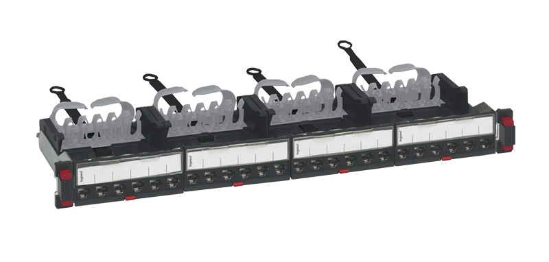 Legrand LCS³ Series Cat6 24 Port RJ45 RJ Patch Panel FTP Blue