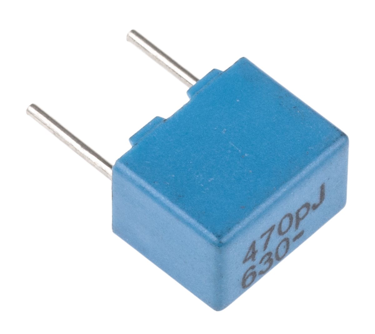KEMET PFR510 Polypropylene Film Capacitor, 250 V ac, 630 V dc, ±5%, 470pF, Through Hole