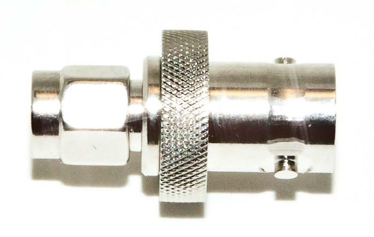 Mueller Electric Straight 50Ω RF Adapter BNC Socket to SMA Plug 12.4GHz