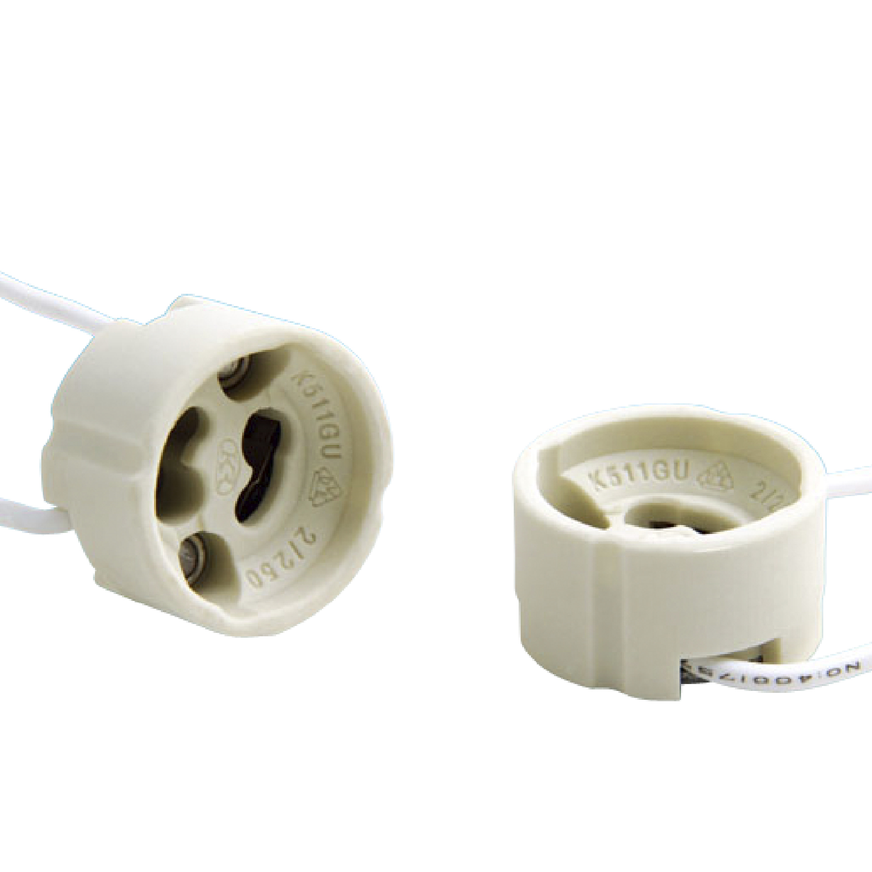 Lampholder GU10 250V T250°C Side 150mm