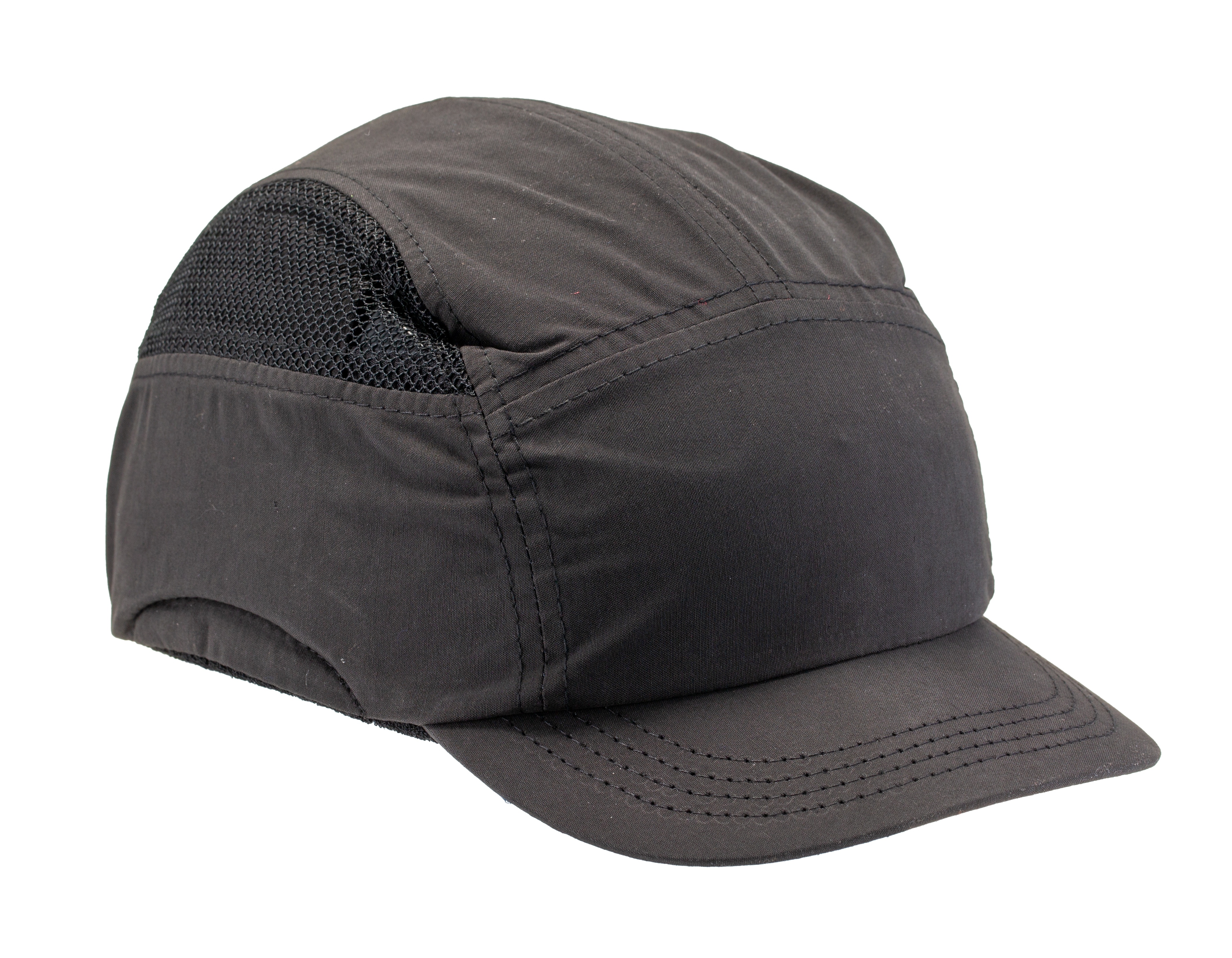 3M Black Short Peaked Bump Cap, ABS Protective Material