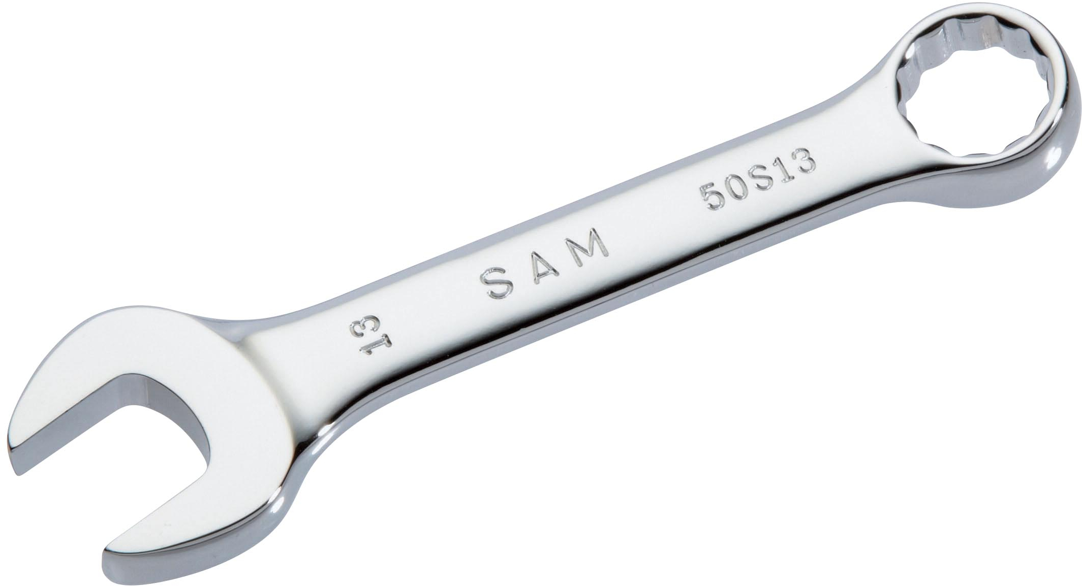 SAM 50-S Series Spanner, 7mm, Metric, Double Ended, 80 mm Overall