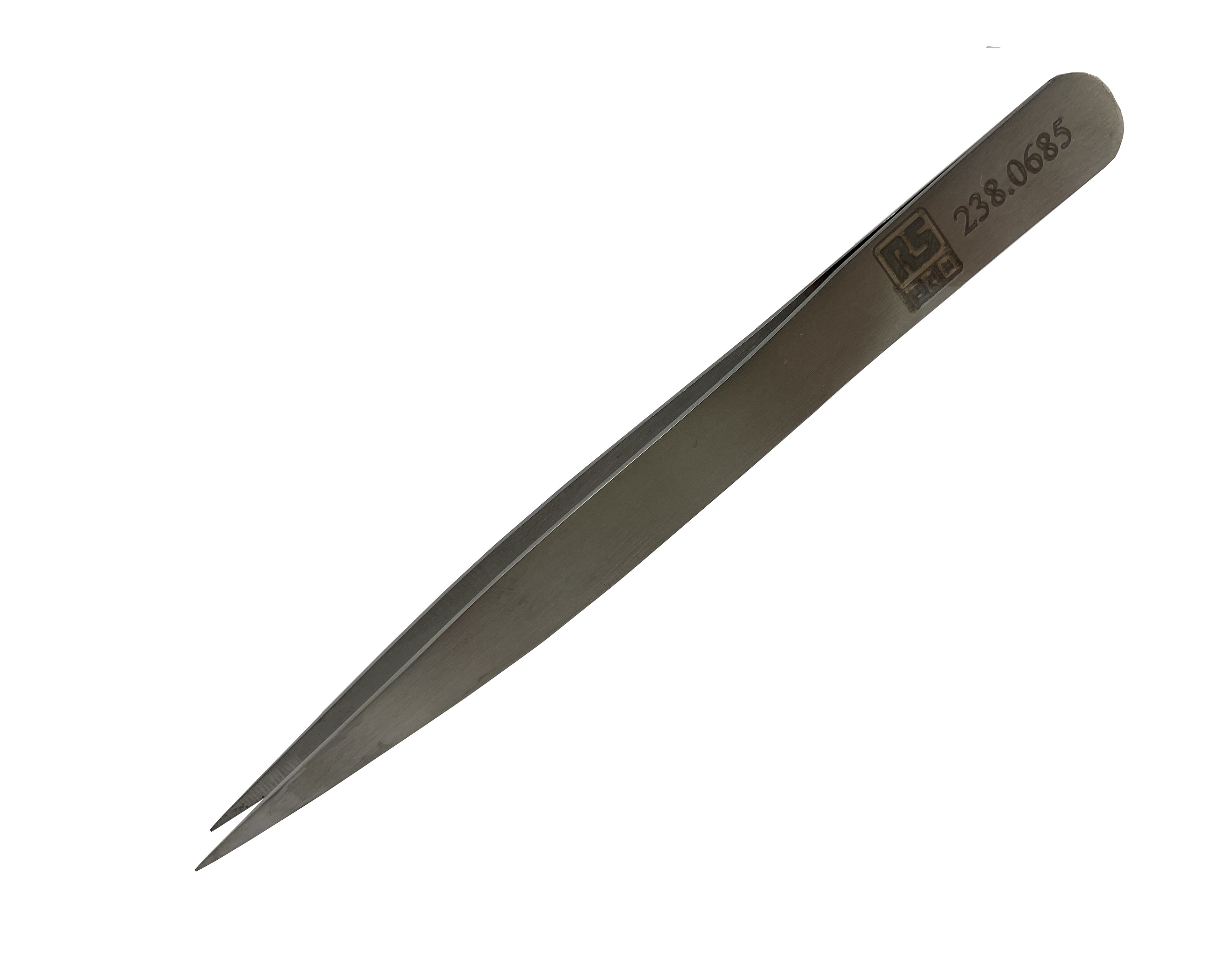 RS PRO 120 mm, Low Carbon Austenitic Steel, Tweezer