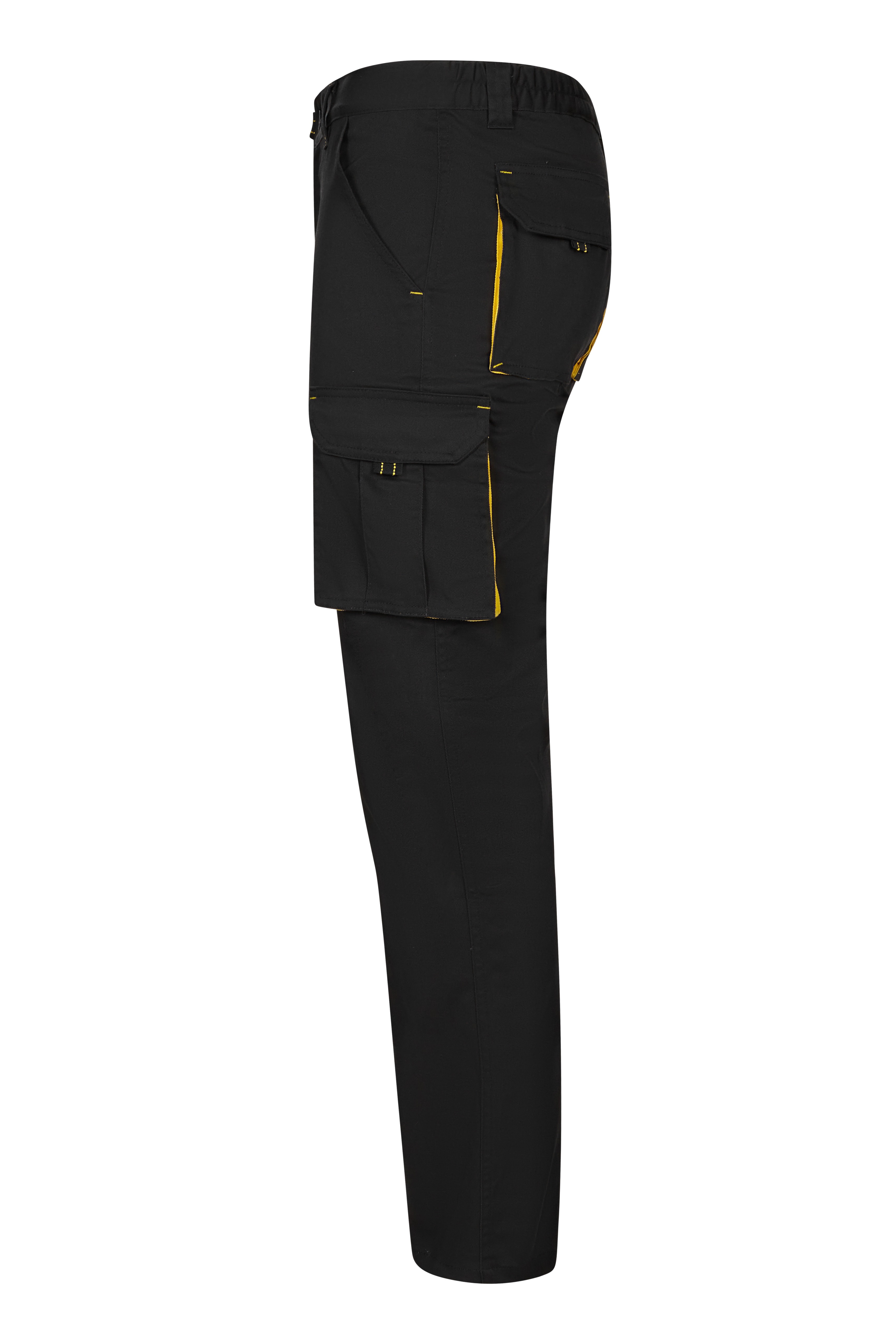 Velilla 103024S Men's Black, Yellow 46% Cotton, 38% Elastomultiester Fibre, 16% Polyester, Size 48 Waist Size 51.5 cm W