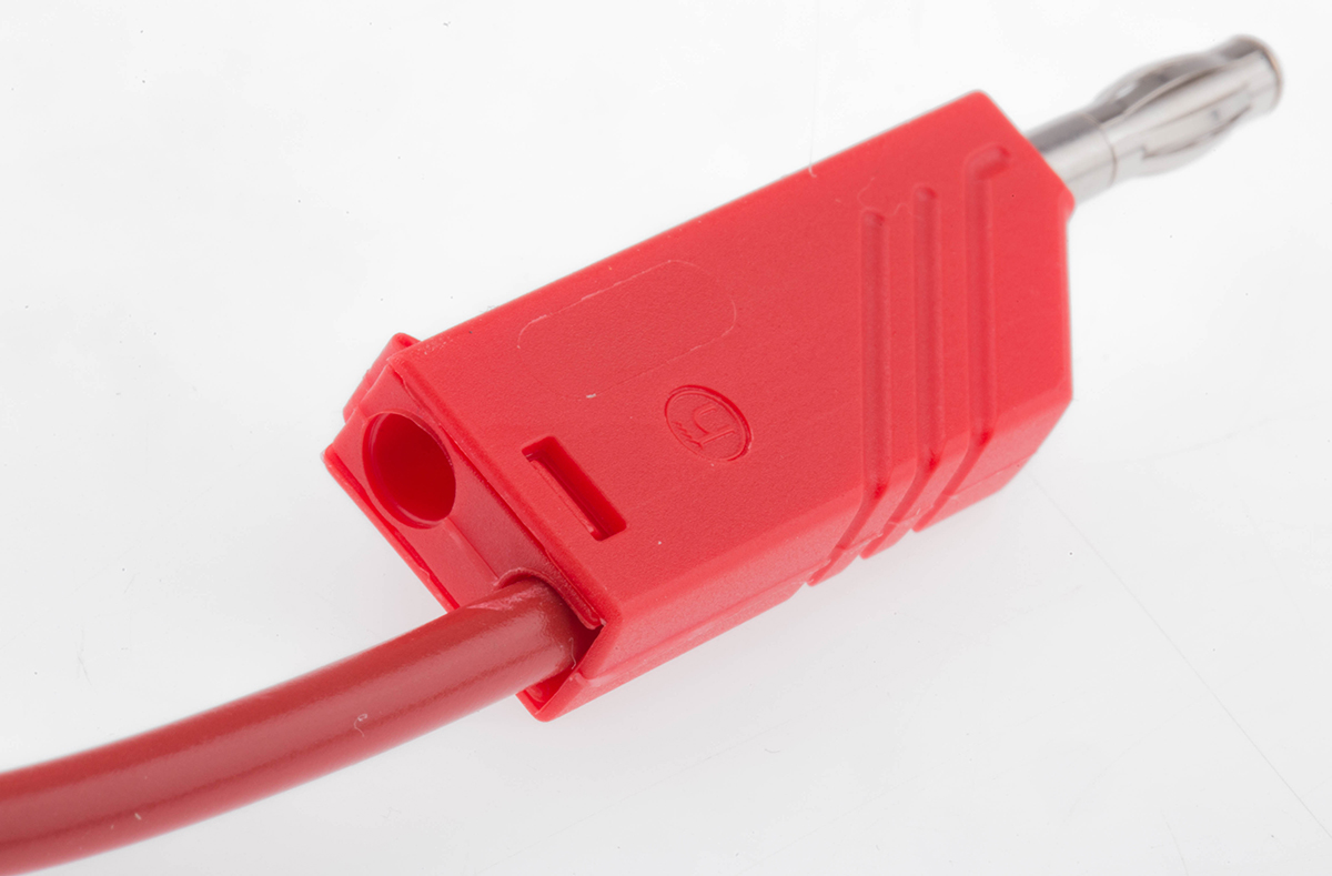 Hirschmann Test & Measurement, 16A, 60V dc, Red, 1.5m Lead Length