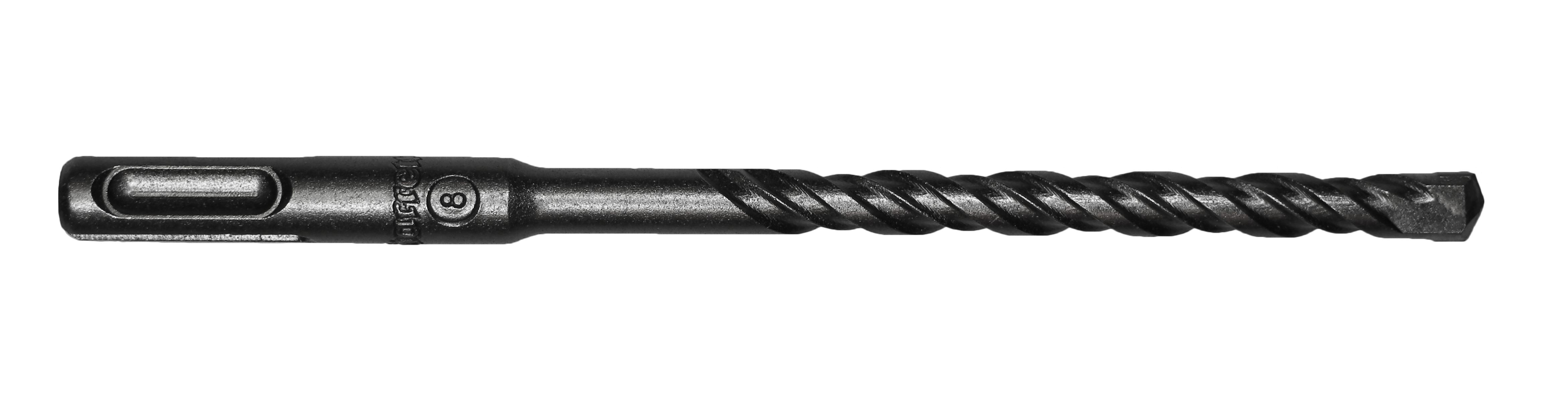 Starrett SDS Plus Series Carbide Tipped SDS Plus Drill Bit, 8mm Diameter, 160 mm Overall