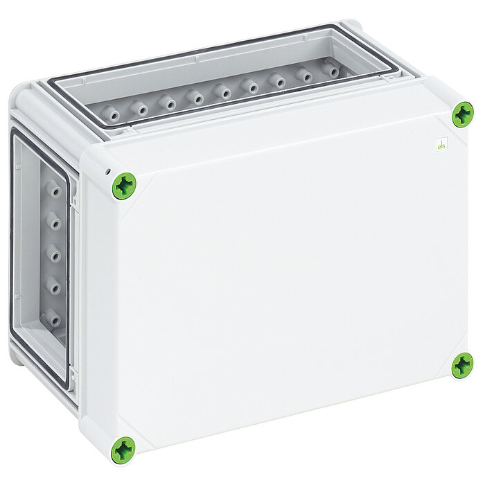 Spelsberg GTi Series Grey Polycarbonate Enclosure, IP65, IK08, Grey Lid, 320 x 220 x 179mm