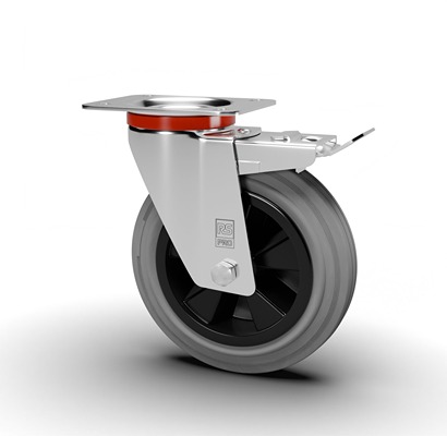 RS PRO Swivel Castor Wheel, 70kg Capacity, 100mm Wheel