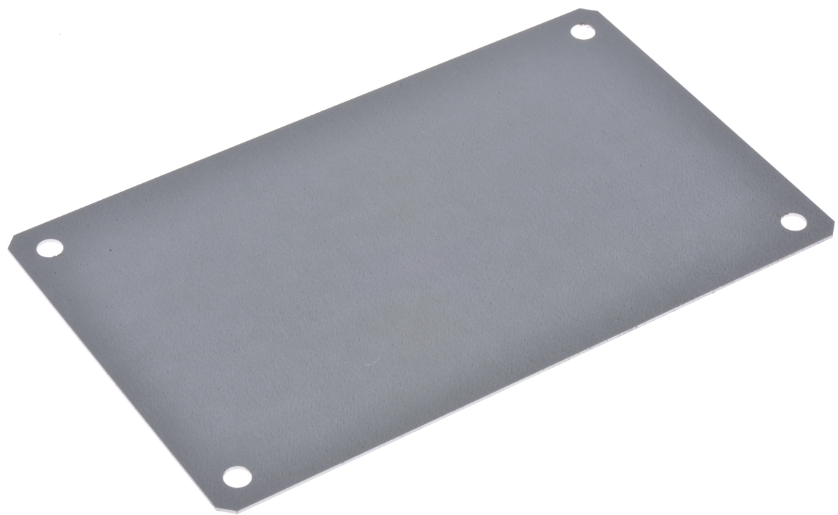 Fibox Steel Mounting Plate, 2mm H, 150mm W, 250mm L for Use with CAB P Enclosure