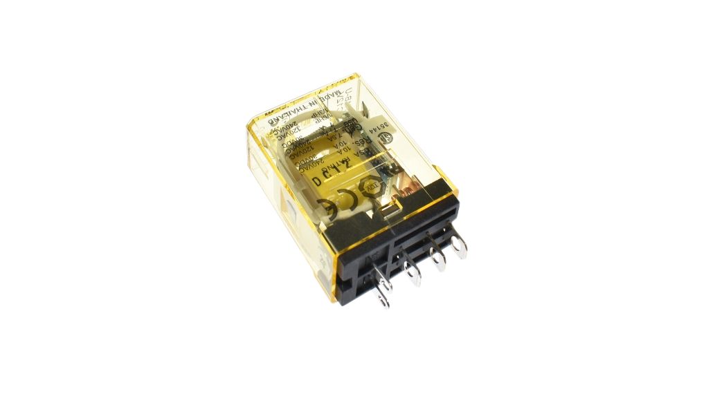 Idec PCB Mount Power Relay, 24V Coil, 10A Switching Current, SPDT