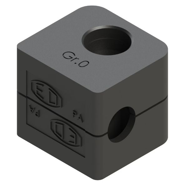 Parker Single Hydraulic Pipe Clamp for 6mm tube, RAN006X