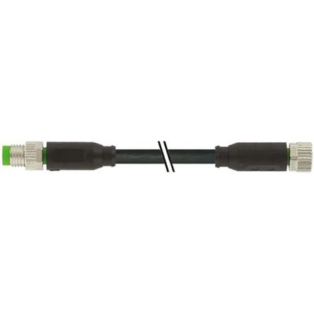 Murrelektronik Limited Male 3 way M8 to Female 3 way M8 Sensor Actuator Cable, 0.6 m
