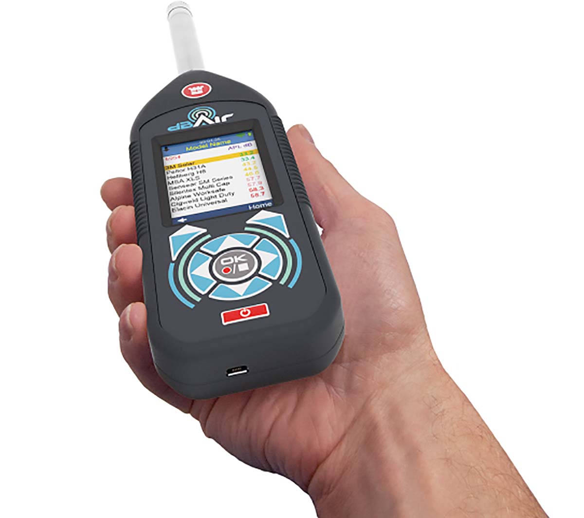 Castle dBAir GA141S Class 1  Datalogging Sound Level Meter, 25dB to 140dB, 20kHz max