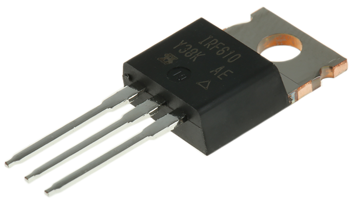 Vishay IRF Type N-Channel MOSFET, 3.3 A, 200 V Enhancement, 3-Pin TO-220