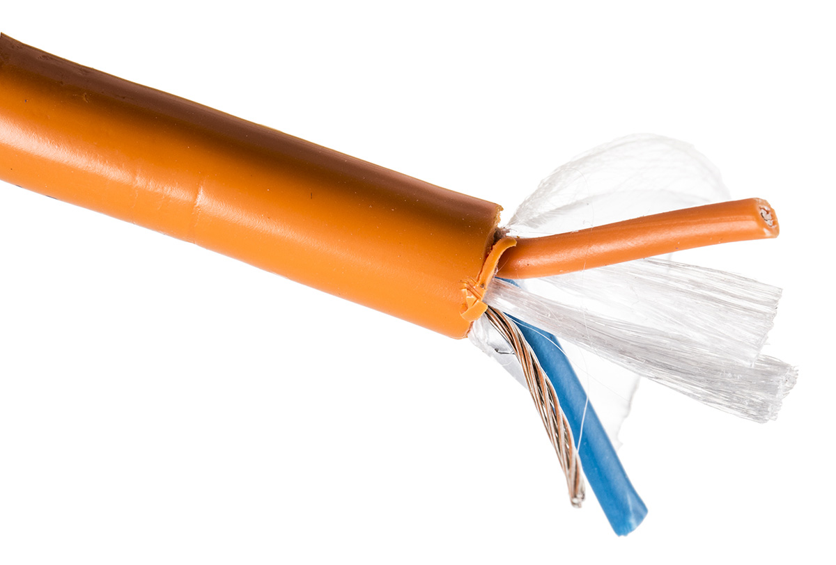 Alpha Wire Alpha Essentials Data & Bus Cable Series Data Cable, 1 Pairs, 2 Cores, 0.9 mm², Screened, 18 AWG, 30m,