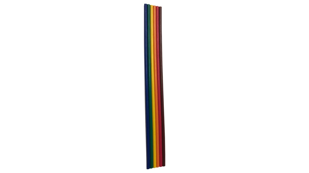 RND RND 475 Series Round Ribbon Cable, 6-Way, 30m Length, Free Ends to Free Ends
