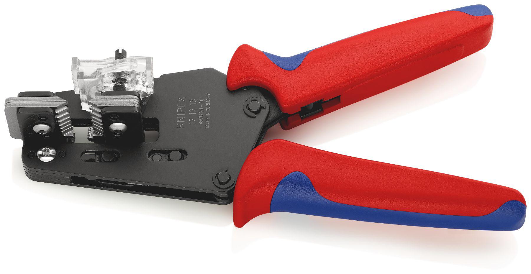 Knipex Precision stripper, 26 AWG Min, 10AWG Max, 195 mm Overall