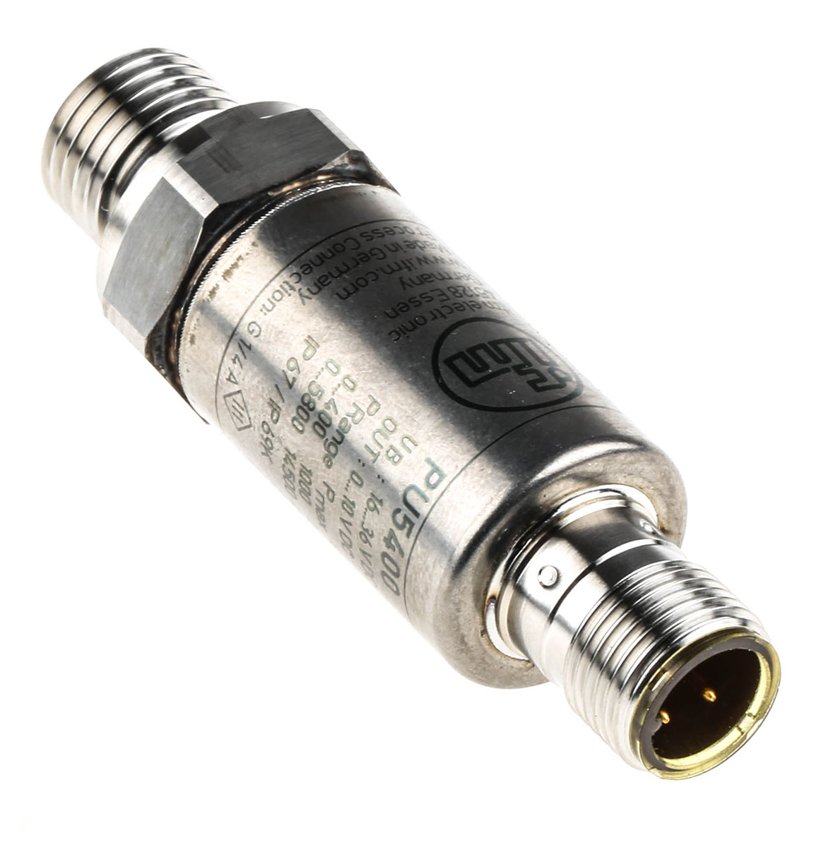 ifm electronic Pressure Sensor, 0bar Min, 400bar Max, Analogue Output, Relative Reading