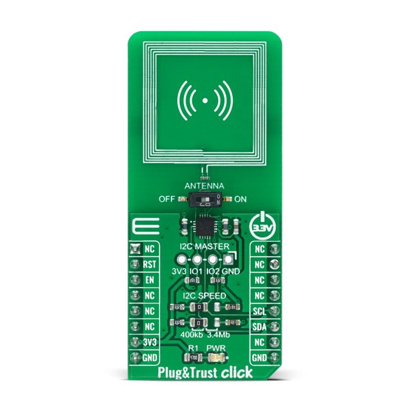 MikroElektronika Plug&Trust Click Development Board