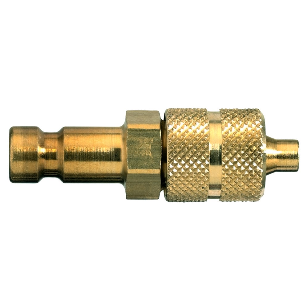 Legris Nickel Plated Brass Female, Male Pneumatic Quick Connect Coupling, Hose Barb
