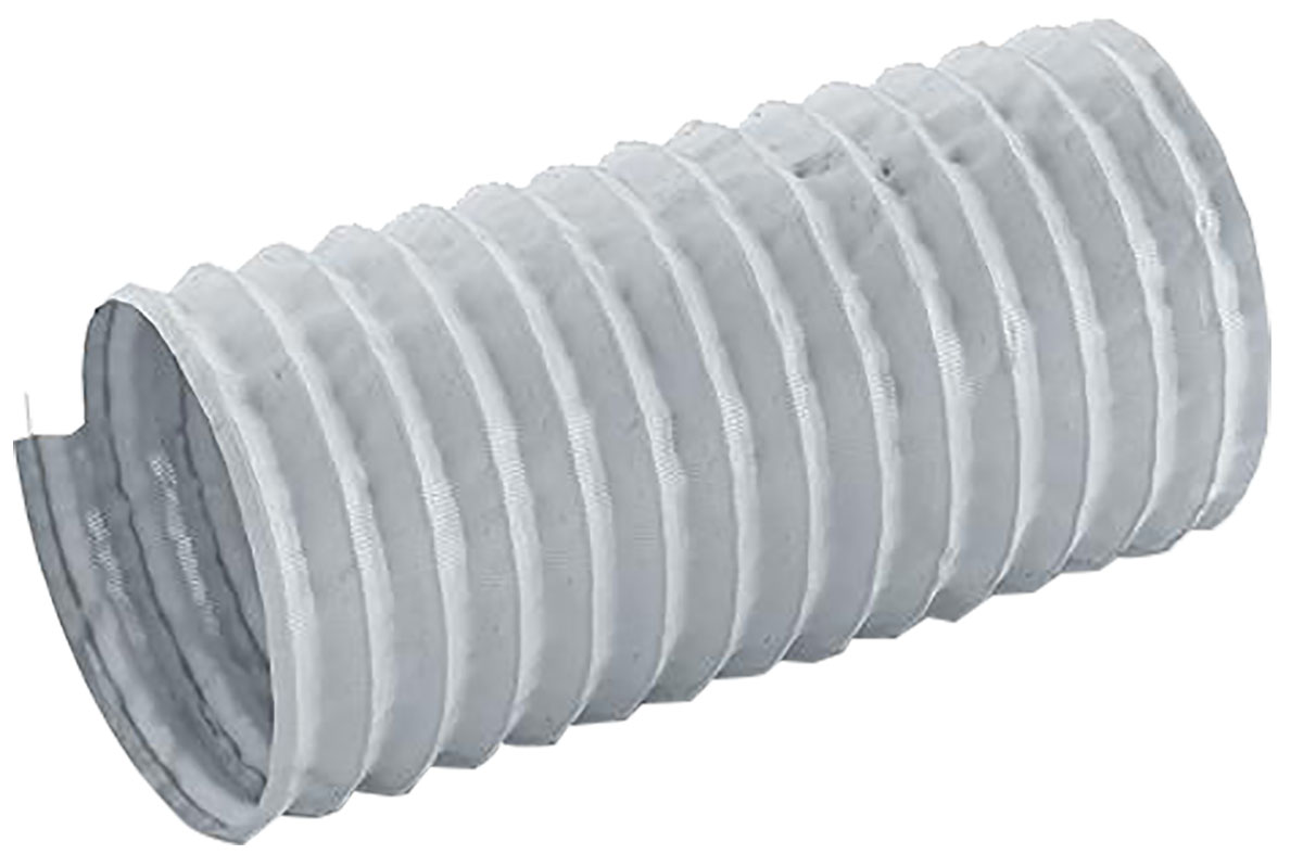 Contitech Grey PET, PVC Reinforced Flexible Ducting, 12m, 304mm ID