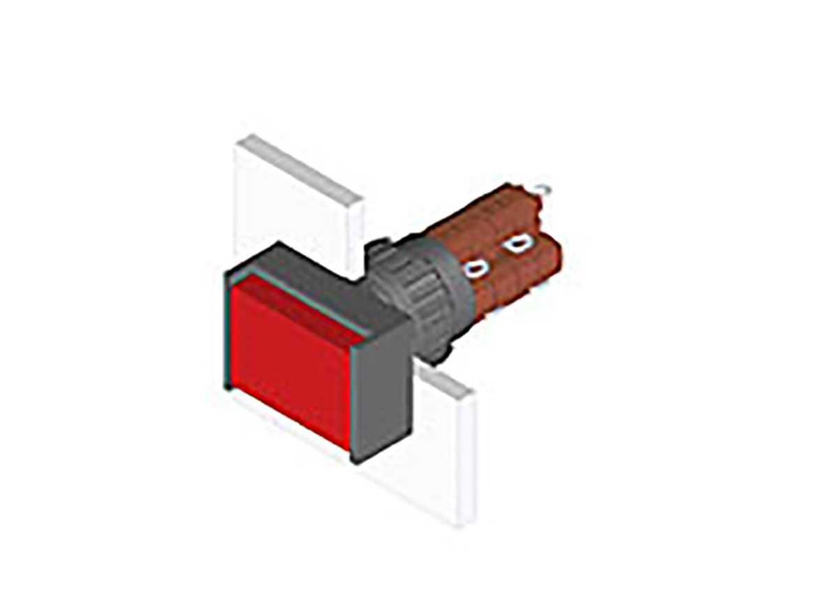 EAO Illuminated Push Button Switch for Use with Series 51 Switches
