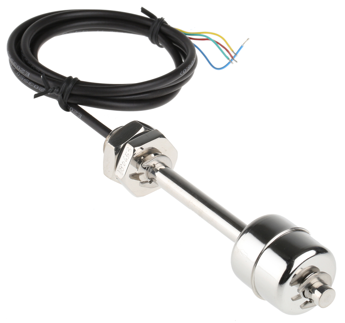 Sensata Cynergy3 SSF67 Series Vertical Stainless Steel Float Switch, Float, Direct Load, 250V ac Max, 120V dc Max