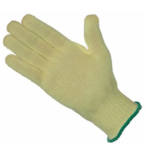 Liscombe White Para Aramid Para Aramid Cut Resistant Gloves, Size 7, Heavyweight Hi-Cut Kevlar Coating