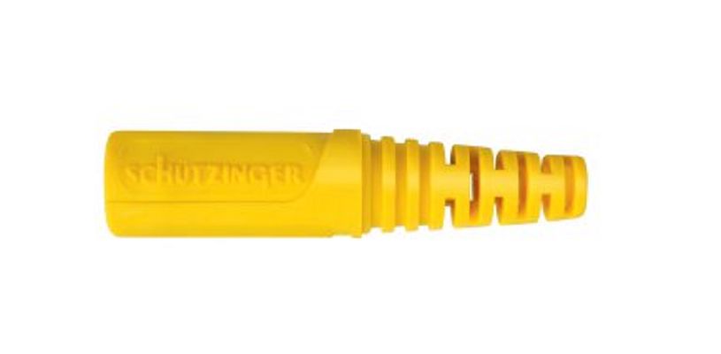 Schutzinger Blue Female Banana Coupler, Solder Termination, 10A, 30 V ac/dc, 60 V ac/dc, Nickel Plating