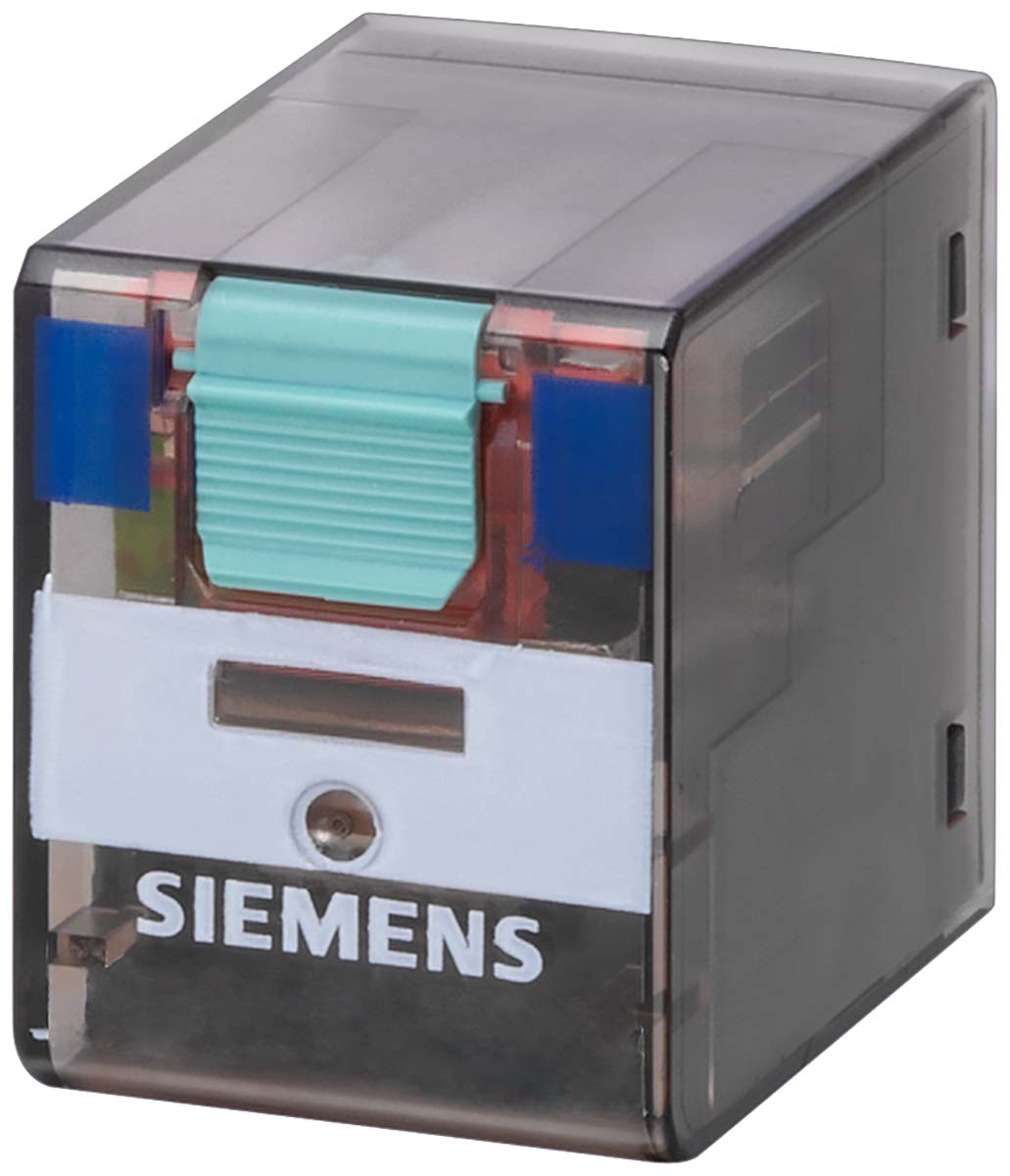 Siemens Plug In Power Relay, 24V dc Coil, 6A Switching Current, 4PDT