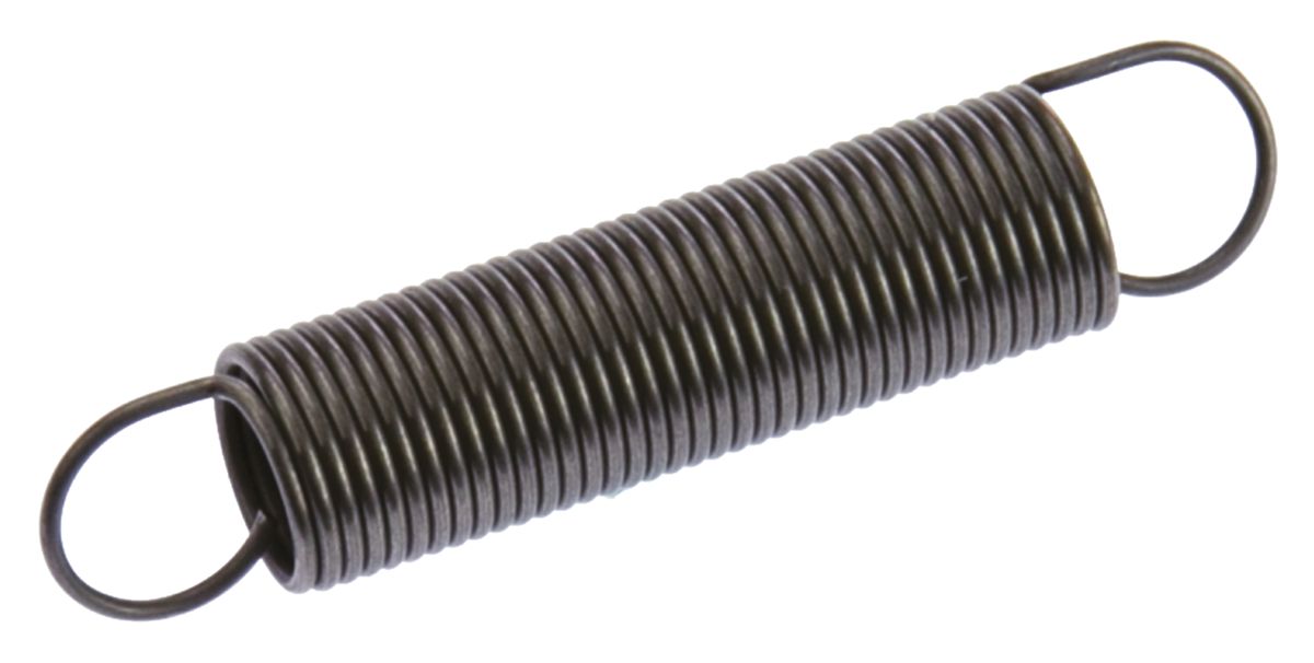 RS PRO Steel Extension Spring, 44.6mm x 9mm