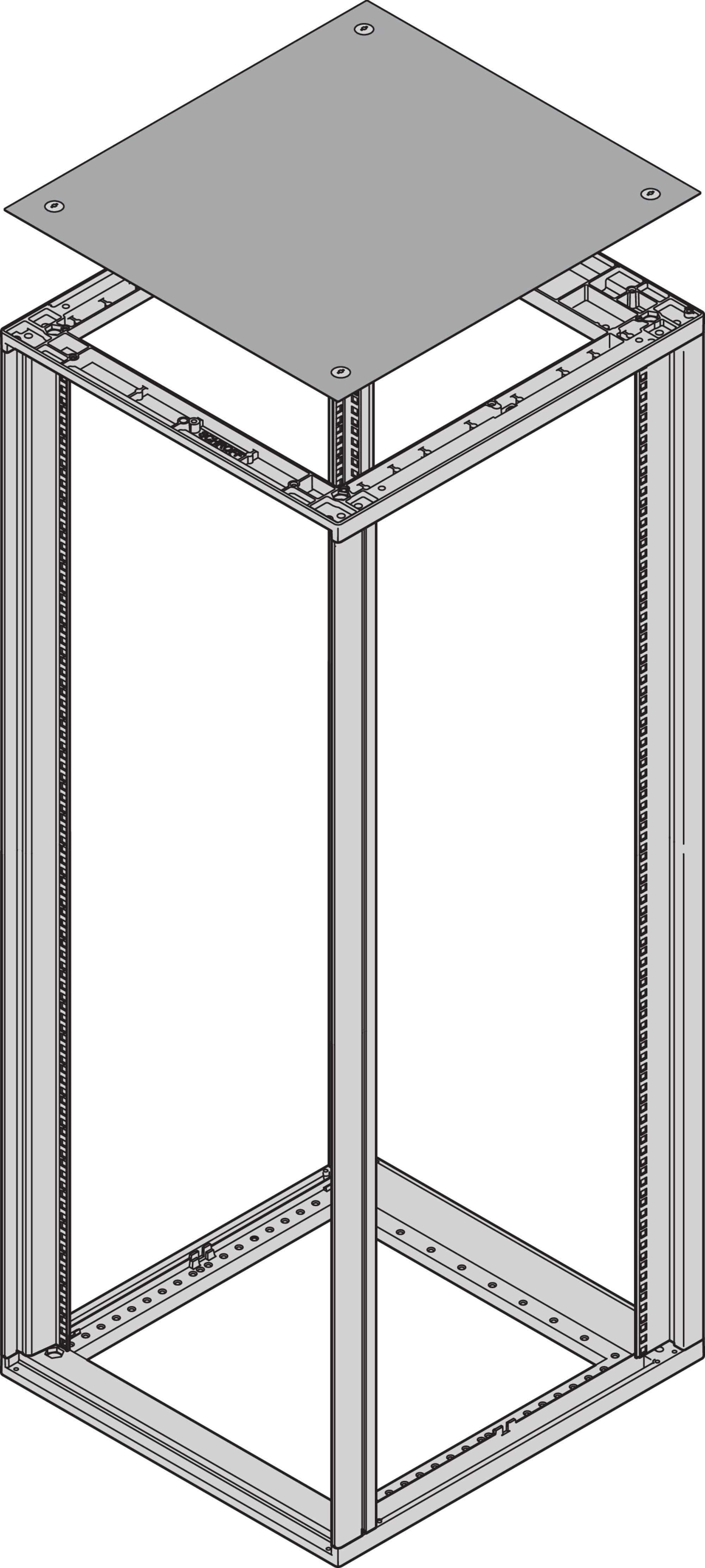 nVent SCHROFF Castor for Use with Novastar, 80 x 50mm