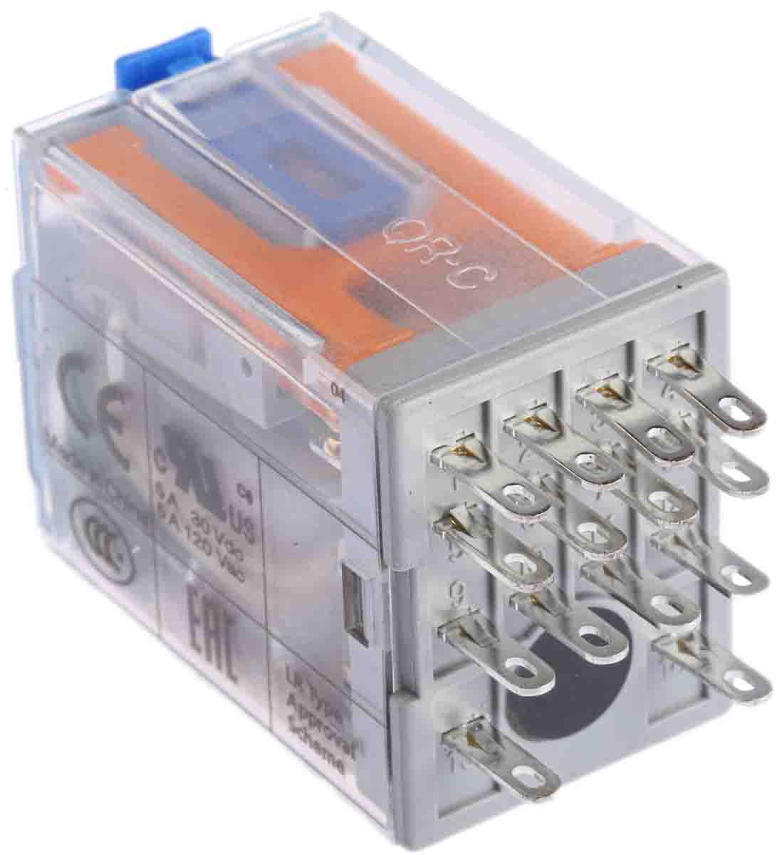 Turck Plug In Power Relay, 24V dc Coil, 5A Switching Current, 4PDT