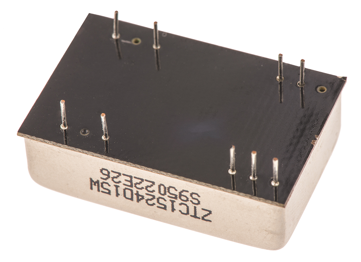 TRACOPOWER THD 15WIN DC-DC Converter, ±15V dc/ ±500mA Output, 9 → 36 V dc Input, 15W, Through Hole, +85°C Max