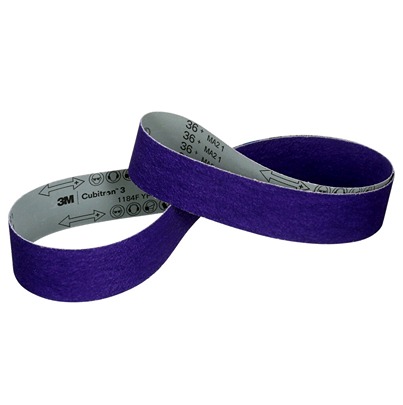 3M 1184F Sanding Belt, 2500mm 50mm, 36+ Grade