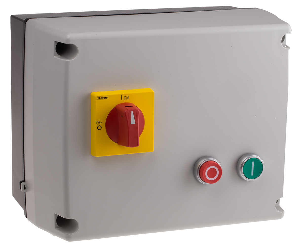 RS PRO Star Delta Starter, Star Delta, 22 kW, 230 V ac, 3 Phase, IP65